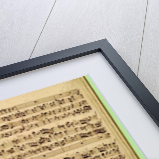 Pages from Score of the 'St. Matthew Passion', 1727 by Johann Sebastian Bach