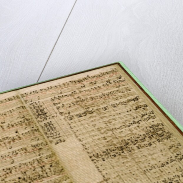 Pages from Score of the 'St Matthew Passion', 1740s by Johann Sebastian Bach