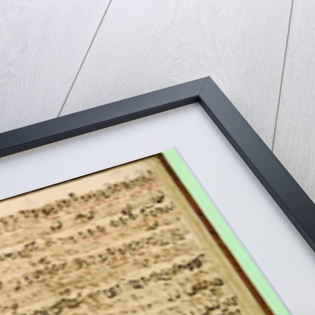 Pages from Score of the 'St Matthew Passion', 1740s by Johann Sebastian Bach