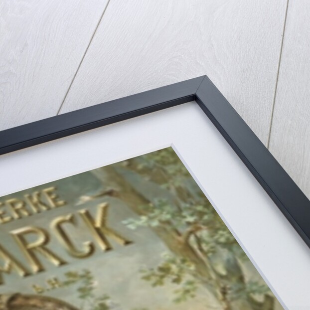 Poster advertising the Fahrrad Werke Bismarck by Anonymous