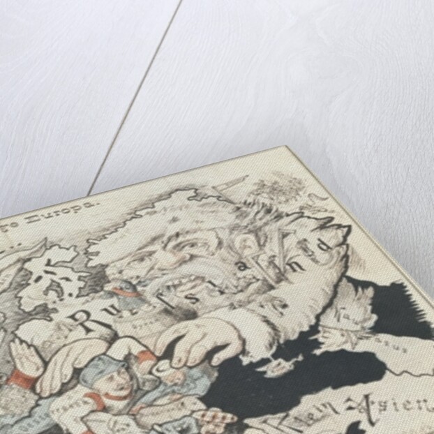 Today's Europe, 1887 by German School