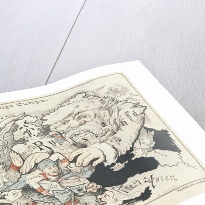 Today's Europe, 1887 by German School