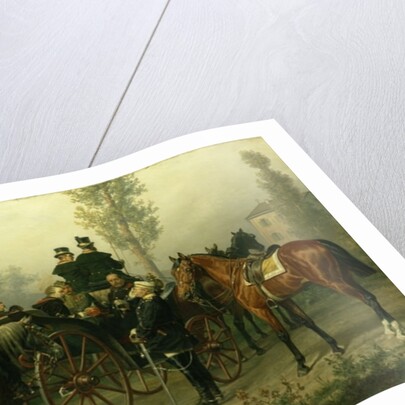 Napoleon III and Bismarck after the Battle of Sedan, 1882 by Wilhelm Camphausen