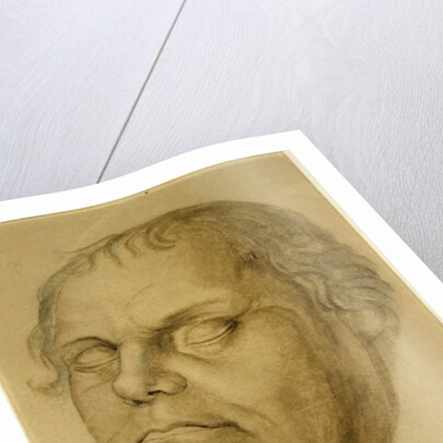 Posthumous Portrait, Martin Luther, 1546 by Lucas Fortenagl