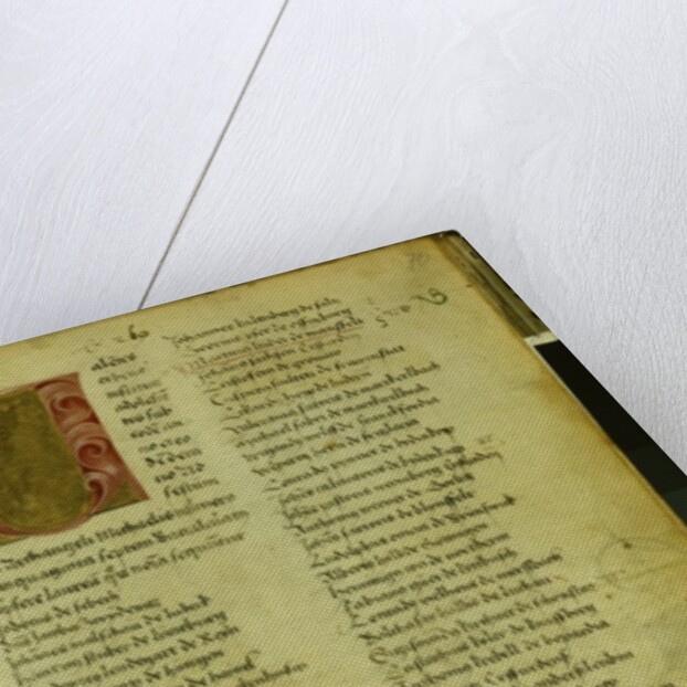Martin Luther's enrolment sheet at the University of Erfurt, April 1501 by German School