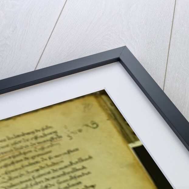 Martin Luther's enrolment sheet at the University of Erfurt, April 1501 by German School
