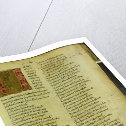 Martin Luther's enrolment sheet at the University of Erfurt, April 1501 by German School
