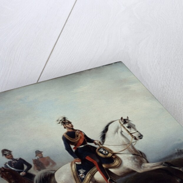 Frederick III Wilhelm on the Bornstedter Field, 1858 by Hermann Meyerheim