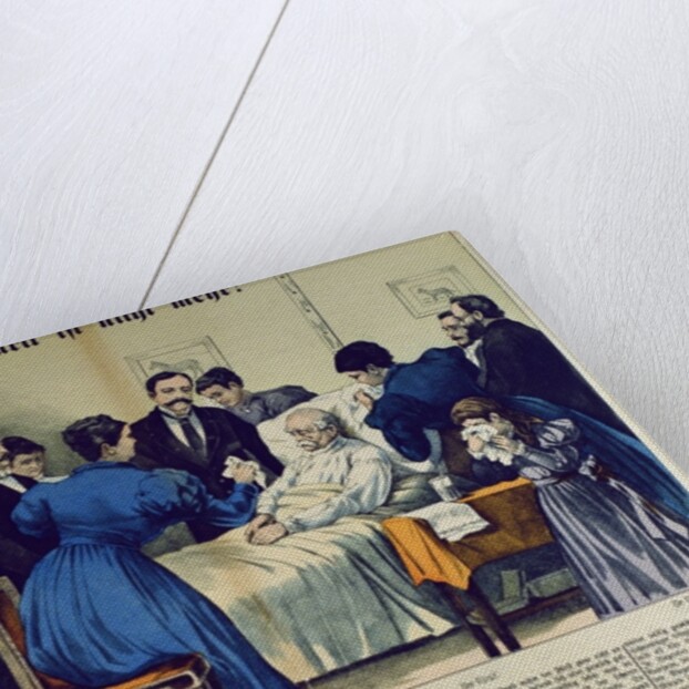 Bismarck's Death in Friedrichsruh on the 30th July, 1898 by German School