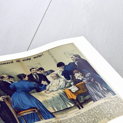 Bismarck's Death in Friedrichsruh on the 30th July, 1898 by German School