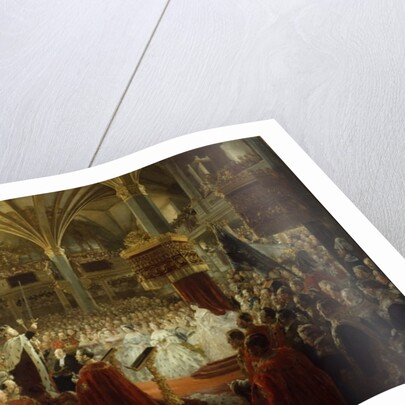 The Coronation of King William I in Koenigsberg in 1861, c.1861/65 by Adolph Friedrich Erdmann von Menzel