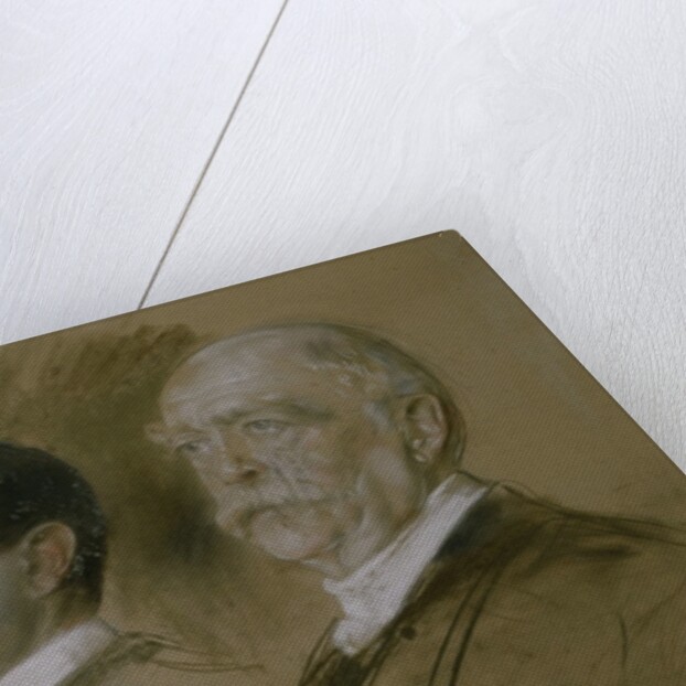 Otto von Bismarck and his Son Herbert, State Secretary of the Foreign Office from 1860-90, 1892 by Franz Seraph von Lenbach