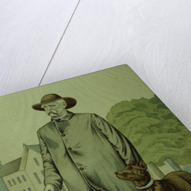 Prince Otto von Bismarck in Friedrichsruh by German School