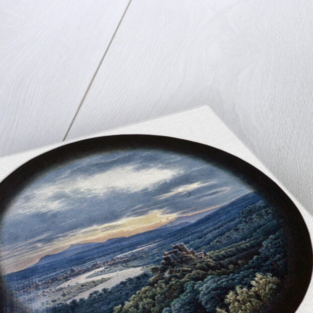 View of Dresden by Karl Friedrich Schinkel