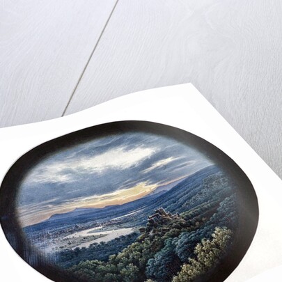 View of Dresden by Karl Friedrich Schinkel