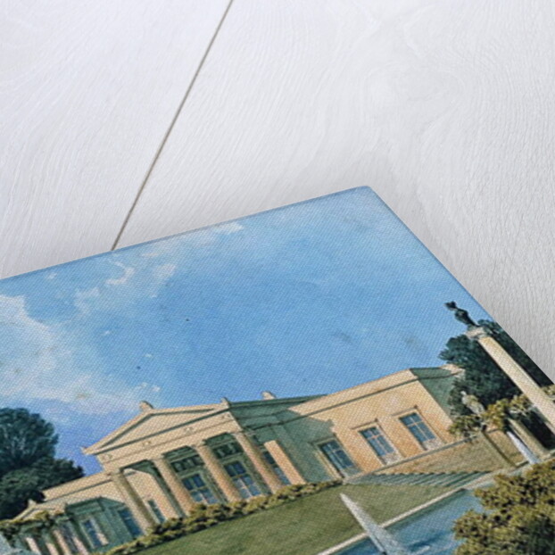 View of Charlottenhof from the garden, 1855 by Ferdinand von Arnim