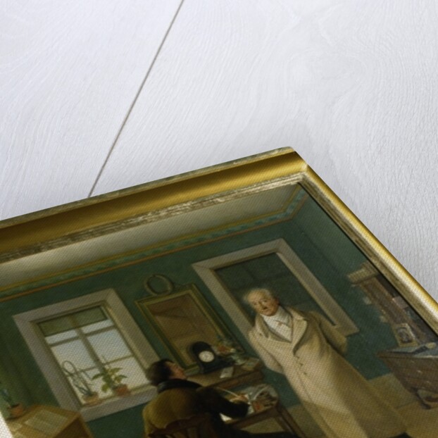 Goethe Dictating to his Clerk John, 1834 by Johann Joseph Schmeller