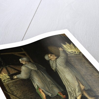 Detail from Mining Landscape, 1521 by Hans Hesse