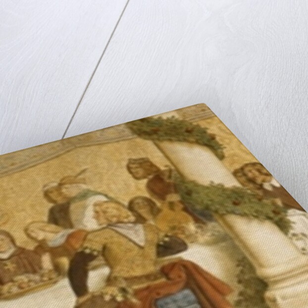 Detail of the Landgrave's Fresco, Wartburg Castle, c.1855 by Moritz Ludwig von Schwind