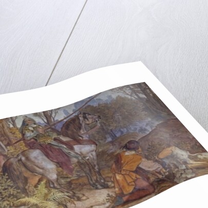 The legend of Frederick the Peaceable's Taufritt, 1854 by Moritz Ludwig von Schwind