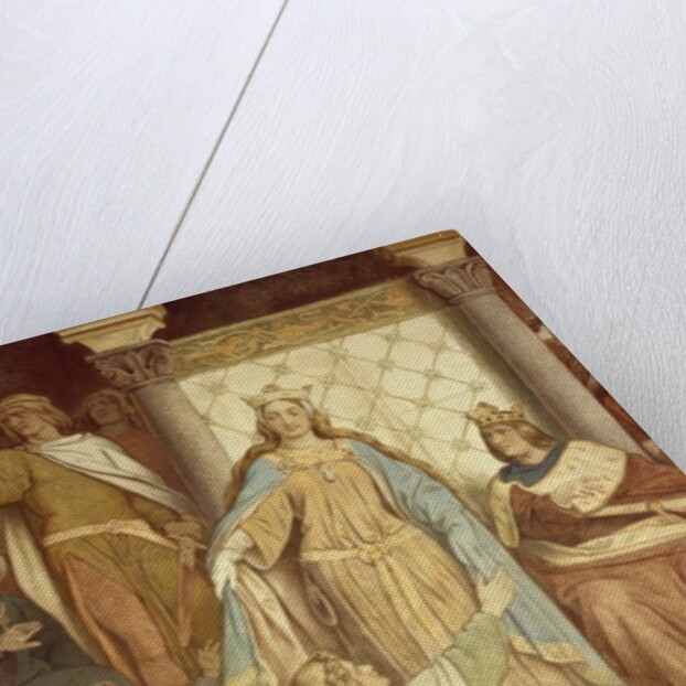 Detail of Der Saengerkreis, Wartburg Castle, c.1845/55 by Moritz Ludwig von Schwind