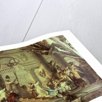 Emperor Frederick Barbarossa's wedding to Beatrix of Burgundy in 1156, c.1751-52 by Giovanni Battista Tiepolo