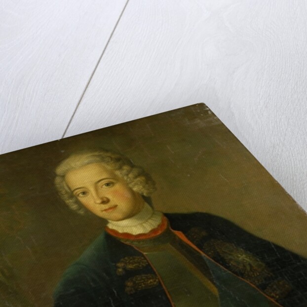 Crown Prince Frederick II, 1728 by Antoine Pesne