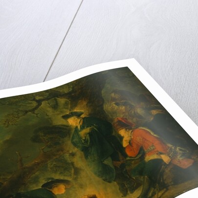 Frederick the Great and General von Ziethen on their way to the Battle of Torgau by Christian Bernhard Rode