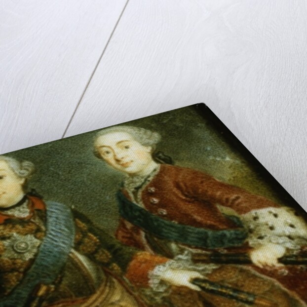 Paul, Frederick II and Gustav Adolph of Sweden by German School