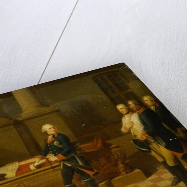 Frederick II in the Elector's Crypt by German School