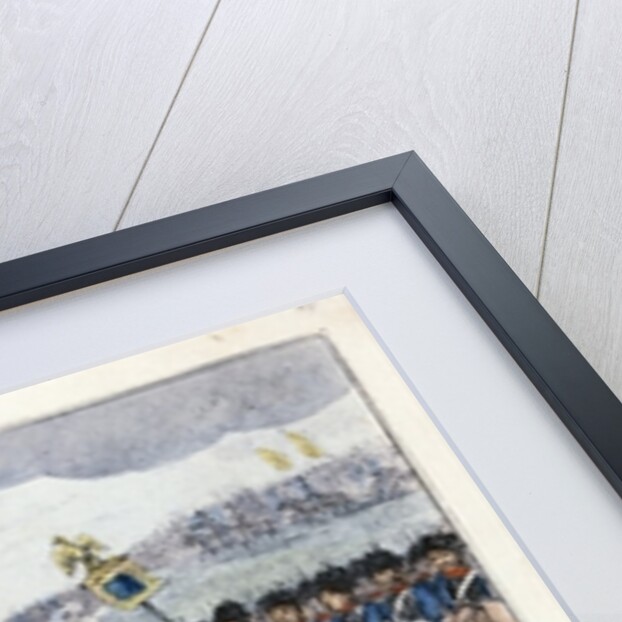 Frederick the Great on his White Horse near Molwitz, 1741 by German School