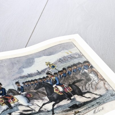 Frederick the Great on his White Horse near Molwitz, 1741 by German School