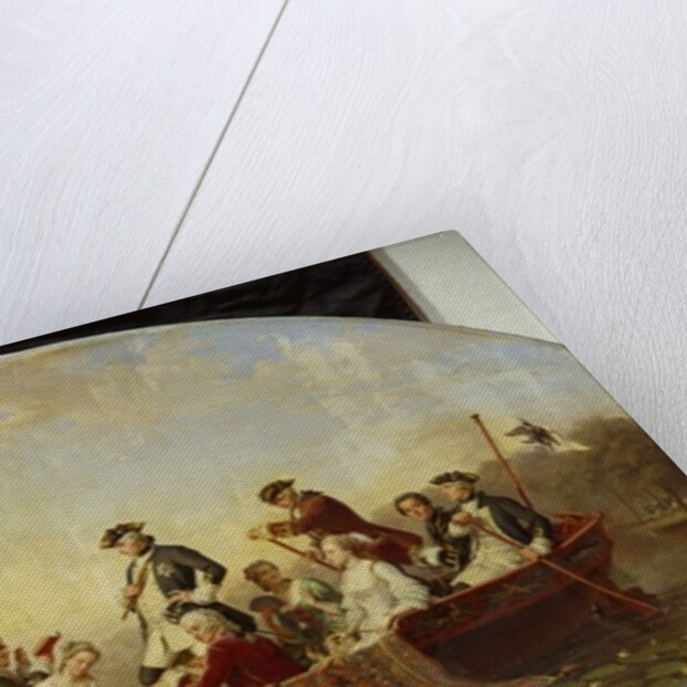 Boat Trip in Rheinsberg by Theobald Reinhold von Oer