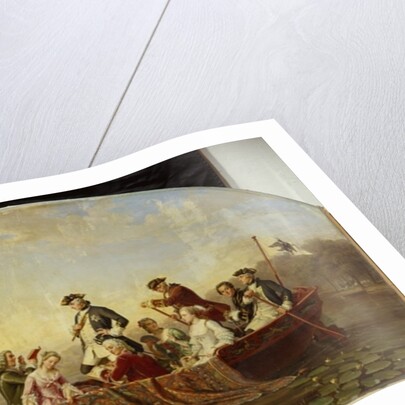 Boat Trip in Rheinsberg by Theobald Reinhold von Oer