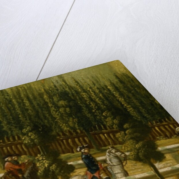 Frederick the Great on Horseback in the Maulbeerallee near Sanssouci, 1770 by German School