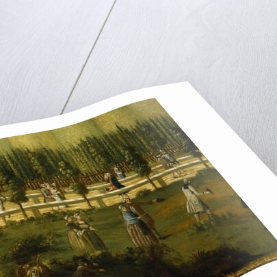 Frederick the Great on horseback in the Maulbeerallee, near Sanssouci, 1770 by German School