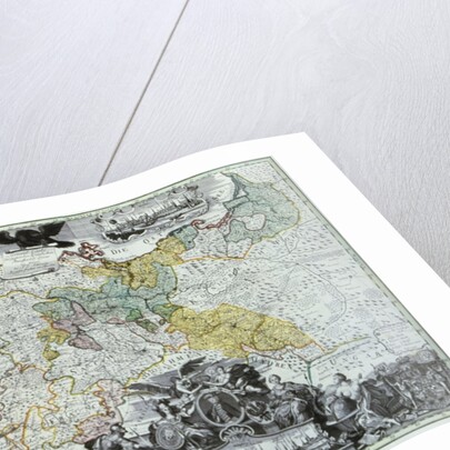 Master Sheet of the Prussian Sovereign Countries, c.1765 by German School