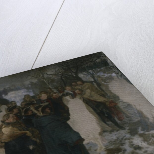 Speech before the Battle of Leuthen, 1858 by Adolph Friedrich Erdmann von Menzel