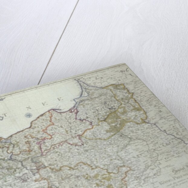 Map of the Prussian States in 1799 by School German