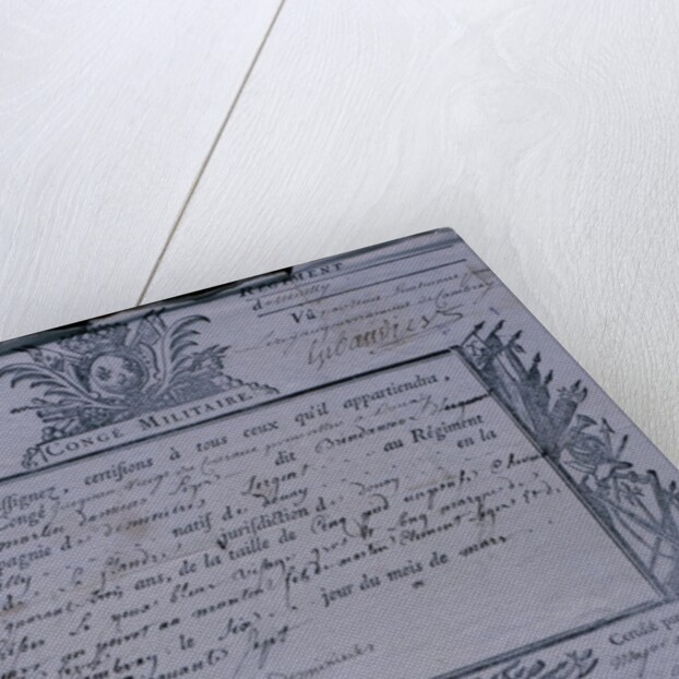 Permit for the Battle of Rossbach, 1757 by German School