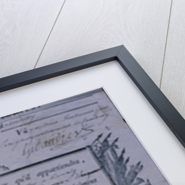 Permit for the Battle of Rossbach, 1757 by German School