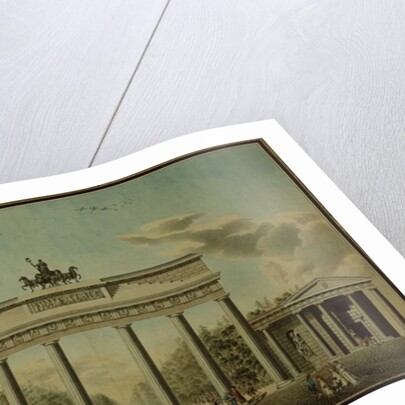 Brandenburg Gate, 1812 by German School
