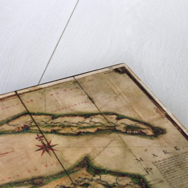 Geographic Map of the Azores, 1587 by Portuguese School