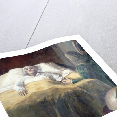 Columbus on his Death Bed by Anonymous