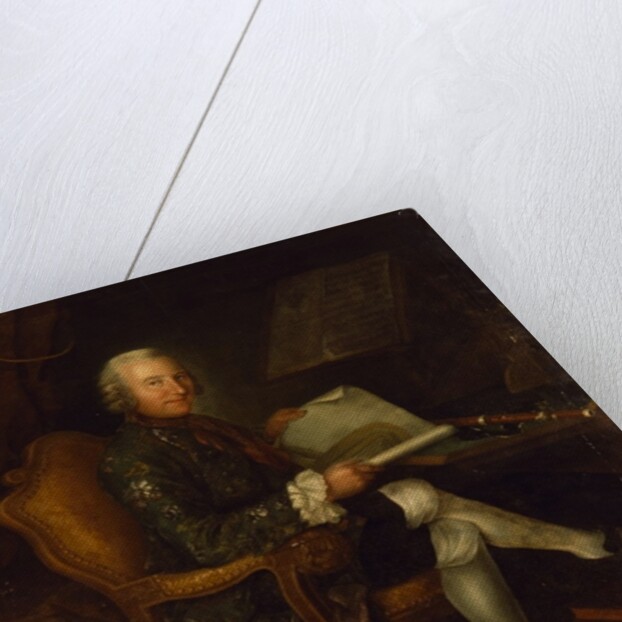 Isaac Egmont von Chasot at his Desk, 1750 by German School