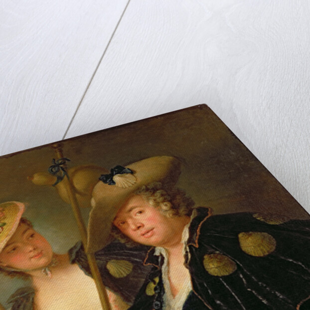 Gustav Adolf Graf von Gotter and his Niece Friederike von Wangenheum in Pilgrim Costumes, c.1750 by Antoine Pesne