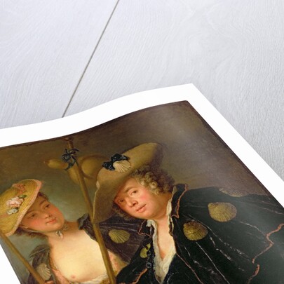 Gustav Adolf Graf von Gotter and his Niece Friederike von Wangenheum in Pilgrim Costumes, c.1750 by Antoine Pesne