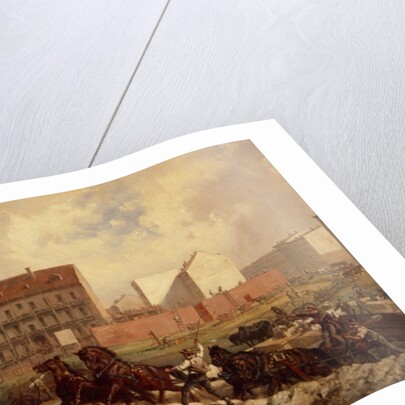 Period of Promoterism: Construction of the Grenadierstrasse, Berlin, c.1875 by Friedrich Kaiser