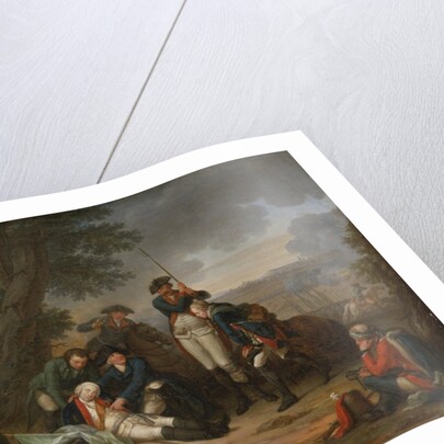 The Death of Field Marshal Schwerin at the Battle of Prague by Johann Christoph Frisch