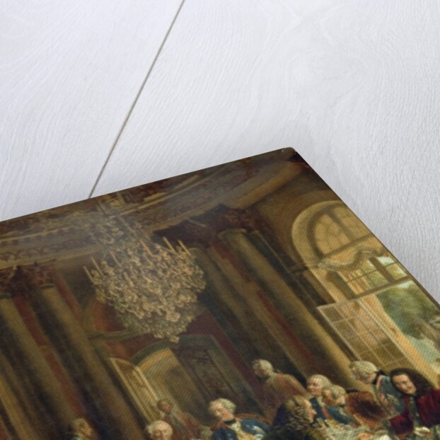 Dinner table at Sanssouci, 1850 by Adolph Friedrich Erdmann von Menzel